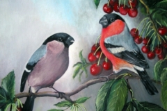 Dompfaffen-pärchen-acryl