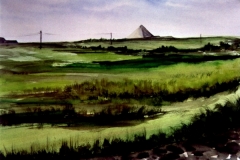 Halde-aquarell