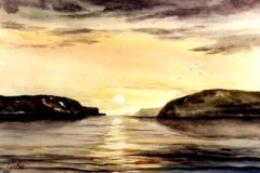 Jarfjord-aquarell