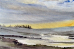 Landschaft-am-Morgen-aquarell
