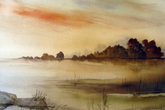 Landschaft-aquarell