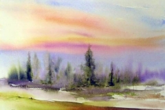 Landschaft-in-Bunt-aquarell