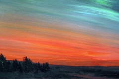 Sonnenuntergang-orange-acryl