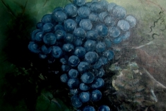 Weintrauben-blau-acryl